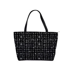 Black Alchemy Shoulder Handbags by astralizey