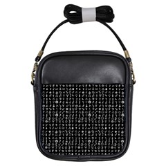 Black Alchemy Girls Sling Bags by astralizey