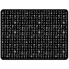 Black Alchemy Double Sided Fleece Blanket (large) 