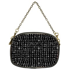 Astralizey Black Alchemy Chain Purses (one Side)  by astralizey