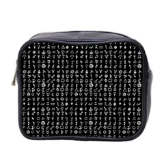 Astralizey Black Alchemy Mini Toiletries Bag 2-side by astralizey