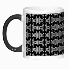 Black White Tiki Pattern Morph Mugs