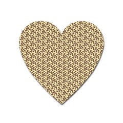 Braided Pattern Heart Magnet