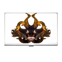 Demon Tribal Mask Business Card Holders by dflcprints