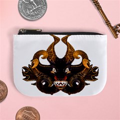 Demon Tribal Mask Mini Coin Purses by dflcprints