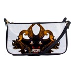 Demon Tribal Mask Shoulder Clutch Bags Front