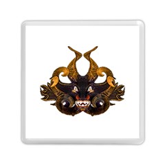 Demon Tribal Mask Memory Card Reader (square)  by dflcprints