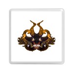 Demon Tribal Mask Memory Card Reader (Square)  Front