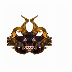 Demon Tribal Mask Large Garden Flag (two Sides)