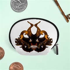 Demon Tribal Mask Accessory Pouches (small)  by dflcprints