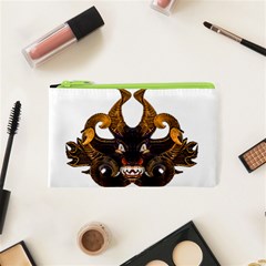 Demon Tribal Mask Cosmetic Bag (xs)