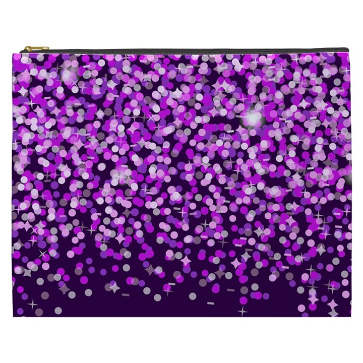 Purple Rain Cosmetic Bag (XXXL) 