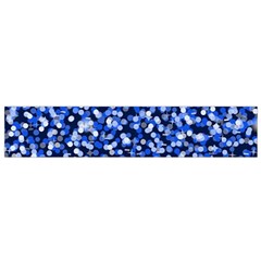 Blue Glitter Rain Flano Scarf (small)