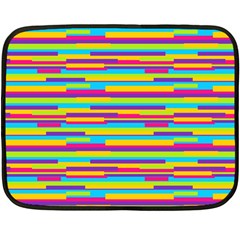 Colorful Stripes Background Fleece Blanket (mini)