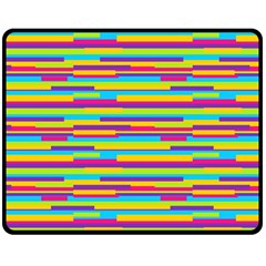 Colorful Stripes Background Fleece Blanket (medium) 