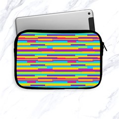 Colorful Stripes Background Apple Ipad Mini Zipper Cases by TastefulDesigns