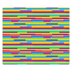 Colorful Stripes Background Double Sided Flano Blanket (small) 