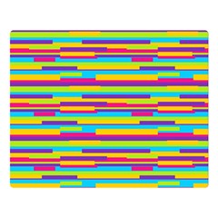 Colorful Stripes Background Double Sided Flano Blanket (large) 