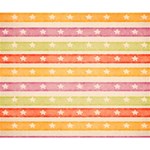 Watercolor Stripes Background With Stars Deluxe Canvas 14  x 11  14  x 11  x 1.5  Stretched Canvas