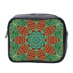 The Wooden Heart Mandala,giving Calm Mini Toiletries Bag 2-Side Front