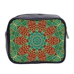 The Wooden Heart Mandala,giving Calm Mini Toiletries Bag 2-Side Back