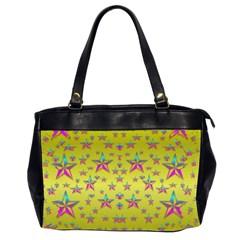 Flower Power Stars Office Handbags (2 Sides)  by pepitasart