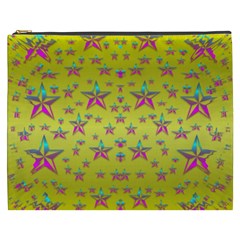 Flower Power Stars Cosmetic Bag (xxxl) 