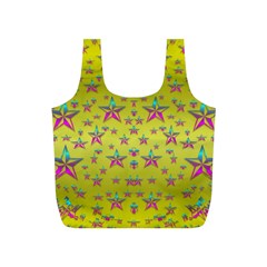 Flower Power Stars Full Print Recycle Bags (s) 