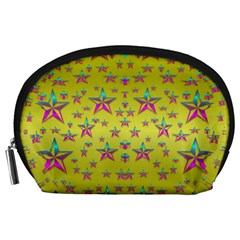 Flower Power Stars Accessory Pouches (large) 