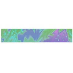 Green Blue Pink Color Splash Flano Scarf (large)