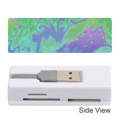 Green Blue Pink Color Splash Memory Card Reader (stick)  by BrightVibesDesign