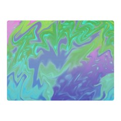 Green Blue Pink Color Splash Double Sided Flano Blanket (mini) 