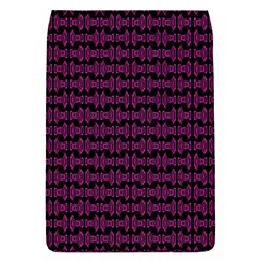 Pink Black Retro Tiki Pattern Flap Covers (l)  by BrightVibesDesign