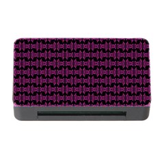 Pink Black Retro Tiki Pattern Memory Card Reader With Cf