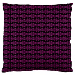 Pink Black Retro Tiki Pattern Standard Flano Cushion Case (one Side)