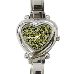 Modern Abstract Interlace Heart Italian Charm Watch by dflcprints