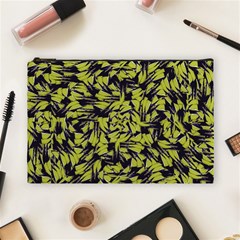 Modern Abstract Interlace Cosmetic Bag (large)  by dflcprints