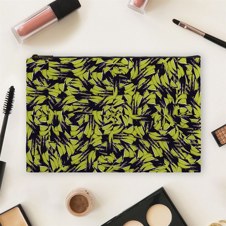 Modern Abstract Interlace Cosmetic Bag (Large) 