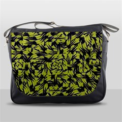 Modern Abstract Interlace Messenger Bags by dflcprints