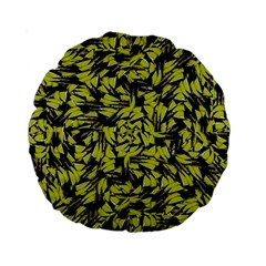 Modern Abstract Interlace Standard 15  Premium Round Cushions by dflcprints