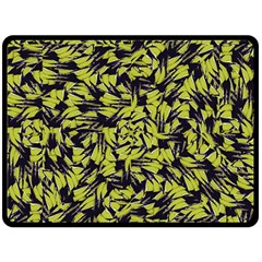 Modern Abstract Interlace Double Sided Fleece Blanket (large) 