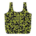 Modern Abstract Interlace Full Print Recycle Bags (L)  Back