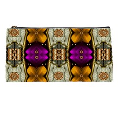 Contemplative Floral And Pearls  Pencil Cases