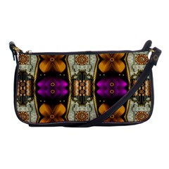 Contemplative Floral And Pearls  Shoulder Clutch Bags by pepitasart