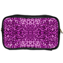 Lion In Purple Toiletries Bags