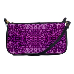 Lion In Purple Shoulder Clutch Bags by pepitasart