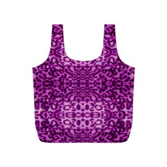 Lion In Purple Full Print Recycle Bags (s)  by pepitasart