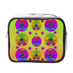 Floral Love And Why Not In Neon Mini Toiletries Bags