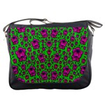 Fantasy Valentine In Floral Love And Peace Time Messenger Bags Front