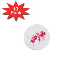 Minimal Floral Print 1  Mini Buttons (10 Pack)  by dflcprints